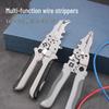 Multi-Functional Stainless Steel Electrician's Wire Stripper and Cutting Pliers