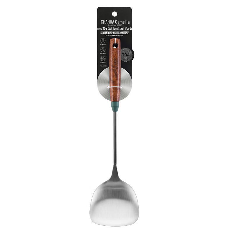 

CHAHUA Oak Handle Stainless Steel Wok Spatula