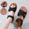 Beef Tendon Sole Sandals Flats 2025 Summer New Shoes Student Roman Shoes Beach Shoes Soft Sole One-word Women's Shoes