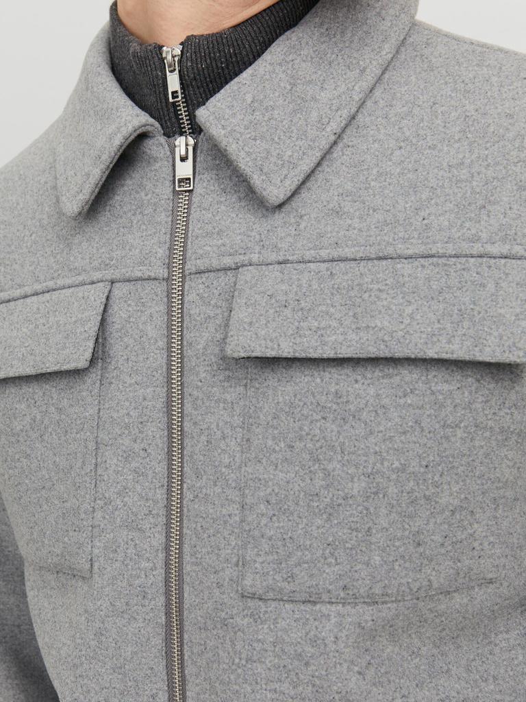 Coat Jack & Jones Jjemorrison Wool Jacket SN (12239005) Light Grey Melange
