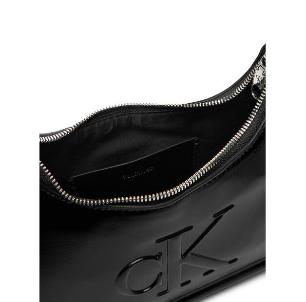 Calvin Klein Bold Ck Metallic Shoulder Bag