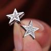 DE155  Delicacy Elegant 4A Zircon Five-Star Ear Stud GIRL'S Gift Party Banquet WOMEN'S Jewelry Earrings 2021