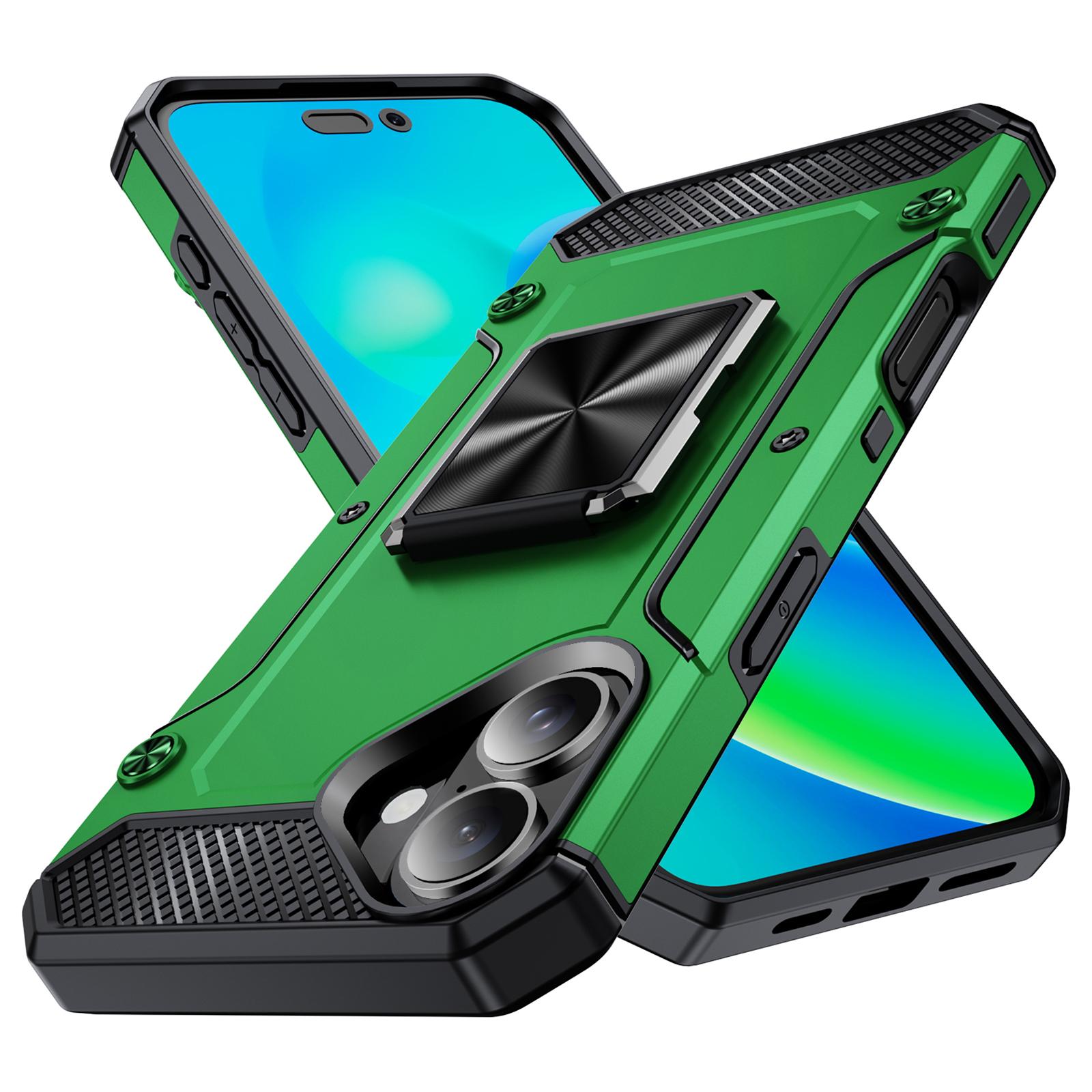 For iPhone 16 Plus Case Military Grade Anti-Drop TPU+PC Phone Shell G