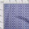 oneOone Cotton Flex Blue Fabric Asian Block Sewing Craft Projects Fabric Prints by Yard 40 Inch