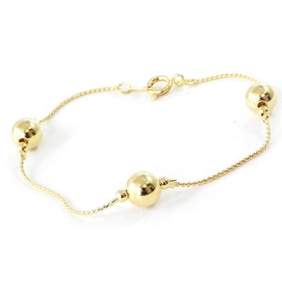 [F6695] - Gold Plated Bracelet 'Choreography'