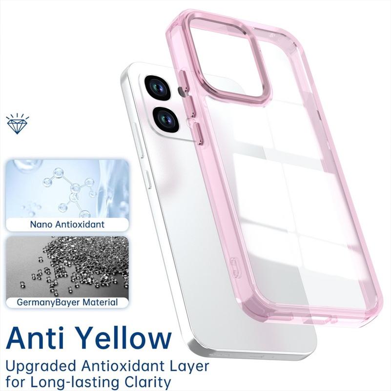 Non-yellowing Transparent Acrylic Case For OPPO A6 Pro A6x A5 Pro A3x A3 oppo A40 A60 A79 A59 A98 A78 A58 A38 Protection Cover