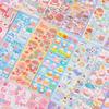 111-1111PCS Cute Stickers Kawaii Cartoon Laser Sticker No repeat for Diary Kid DIY School Students Decoration Stationery