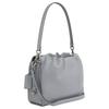 Coach Faye 22 Logo Removable Shoulder Strap Smooth Leather Crossbody Shoulder Bag Small Women's Gray Blue