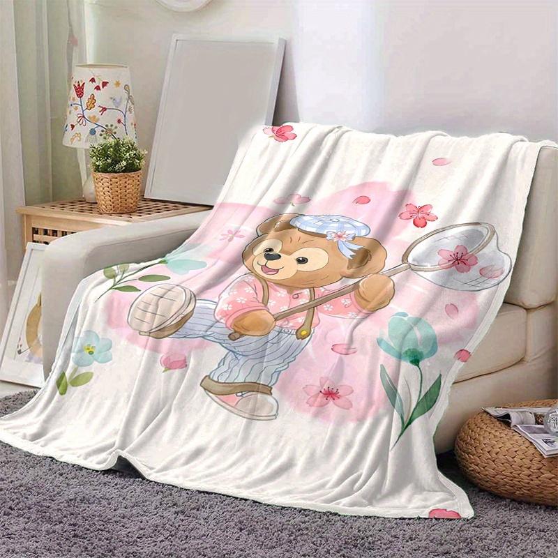 1pc, Duffy (6) Cozy Flannel Throw Blanket, Perfect Gift for Bedroom, Living Room, Travel, Camping, Car, Beach, Office Naps, Ideal Sofa Blanket, Outdoo