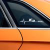2Pcs Car Styling Side Window Sticker Emblem Decoration For KIA Sportage Ceed Sorento Cerato Optima Picanto Rio Soul Cadenza Niro gbnkr30