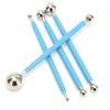 4Pcs Cake Metal Ball Dotting Sculpting Modeling Tool Set for Cake Fondant Decoration