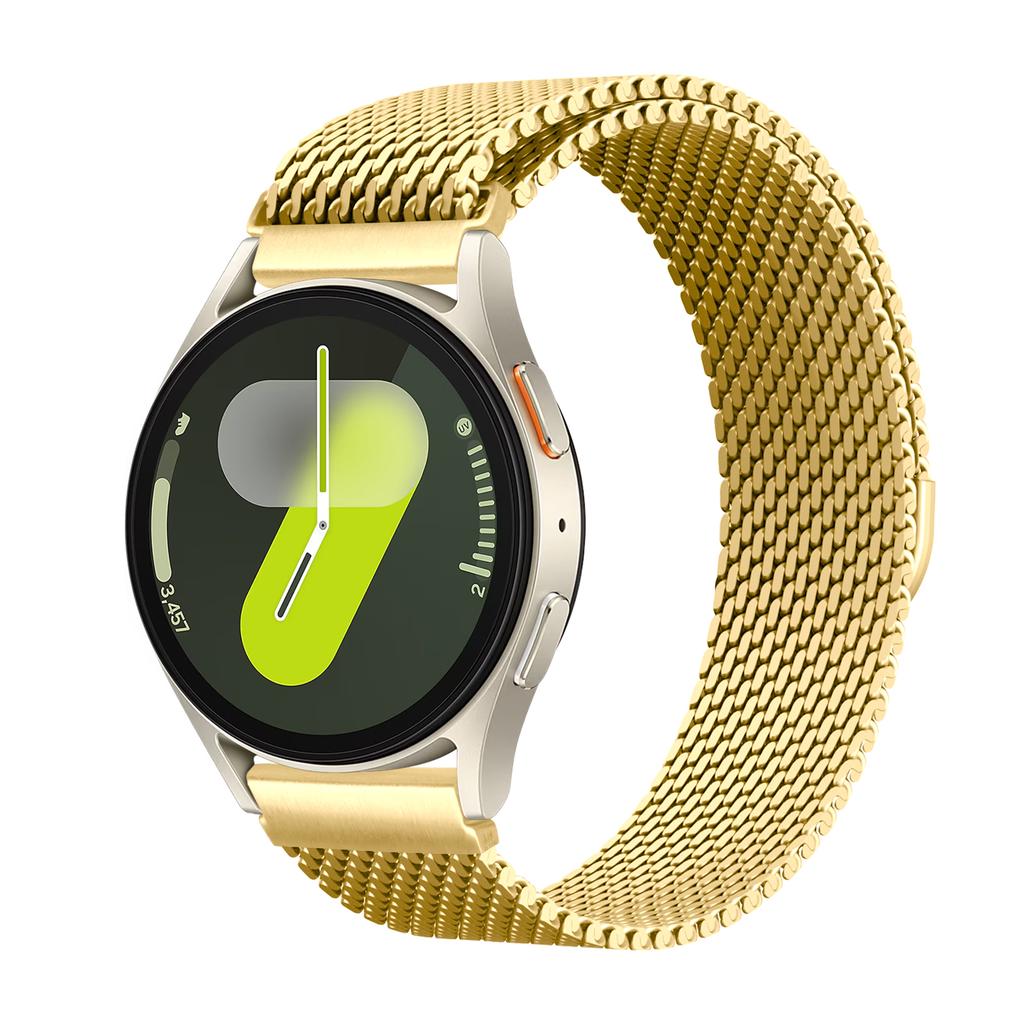 Thick Band for Samsung Galaxy watch 7/6/5/4/classic/5 Pro/s3 44mm Milanese loop Bracelet Correa Huawei gt 3 4 5 20mm 22mm Straps