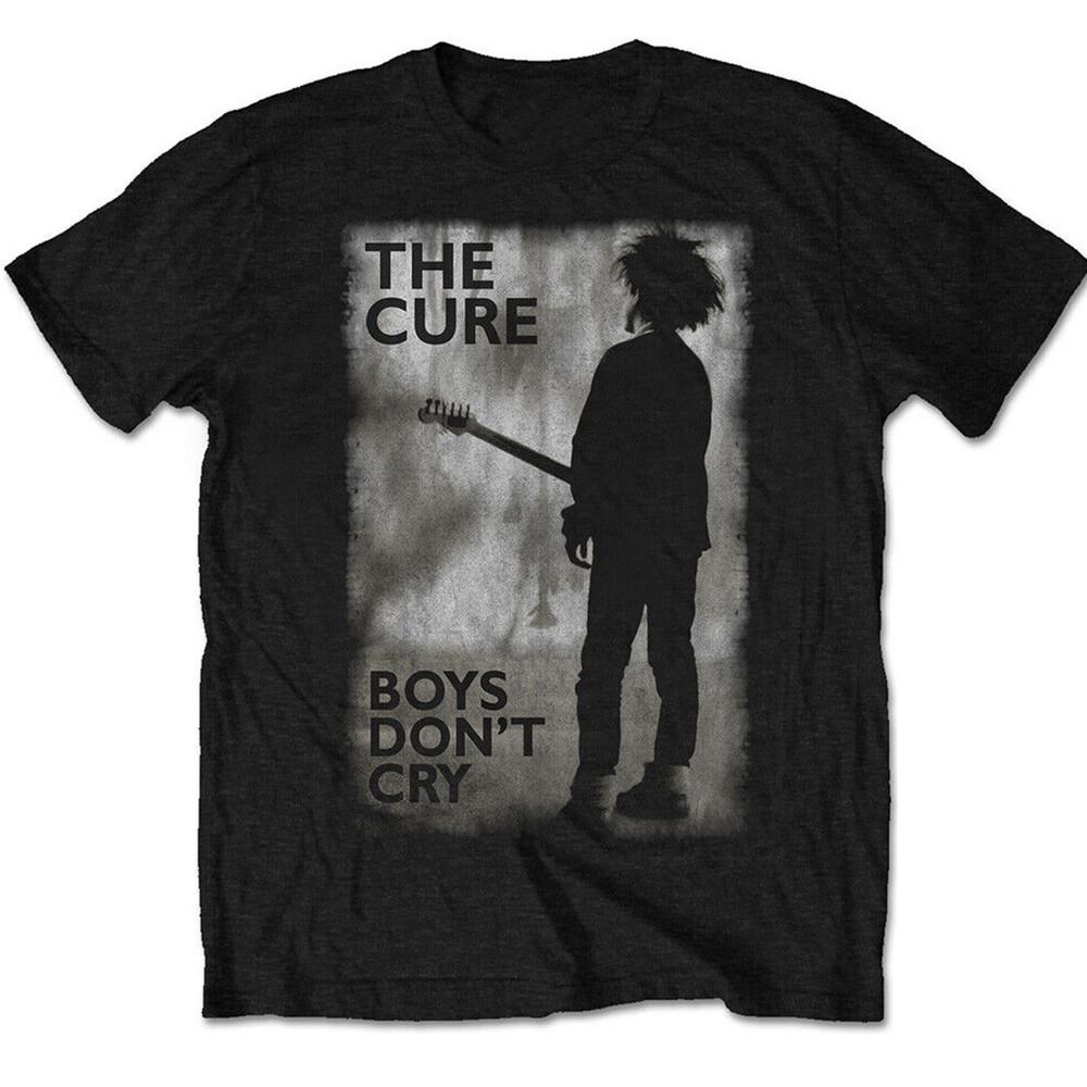

The Cure band Boy s Don t Cry T-shirt Black Short Sleeve JJ5251 4XL