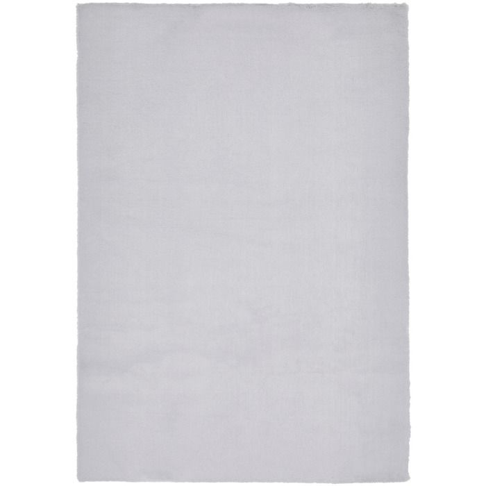 Tappeto effetto pelliccia extra morbido grigio chiaro 160x230