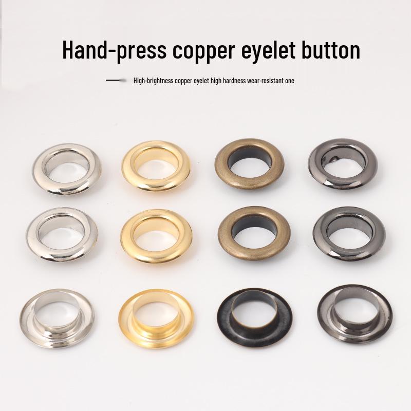 Ösenknöpfe Metallzubehör für Gepäck, Bekleidung, Gürtel, Schuhe und Anhänger.