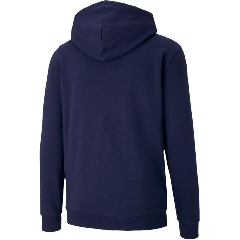 Puma Logo Hooded Long Sleeve Jacket Men Jackets Navy-Blue 656708-06