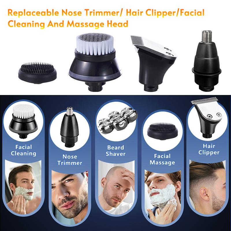 Xiaomi Replaceable 3D 4D 5D 6D 7D 8D 9D Floating Electric Shaver Head Spare Nose Trimmer Hair Clipper And Facial Cleaning Massage Head