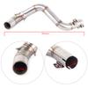 Slip On Motorcycle Exhaust Muffler Full System Middle Link Pipe  For KTM DUKE 125 150 200 390 2012-2016