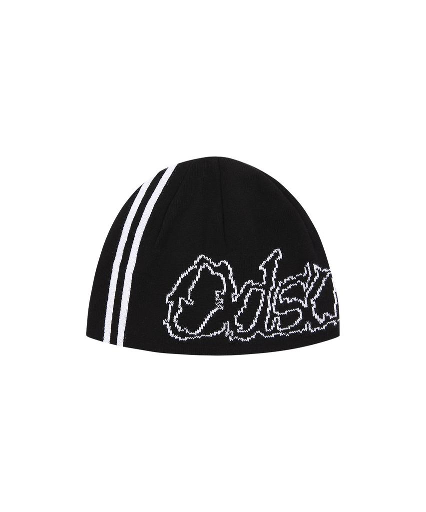 ODDSTUDIO Jacquard Uncuff Beanie - Black