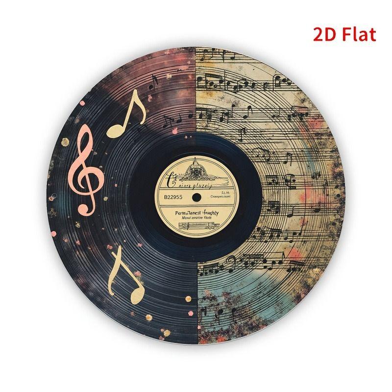 

Retro Vinyl Record Metal Painting for Living Room Bar Cafe Decor