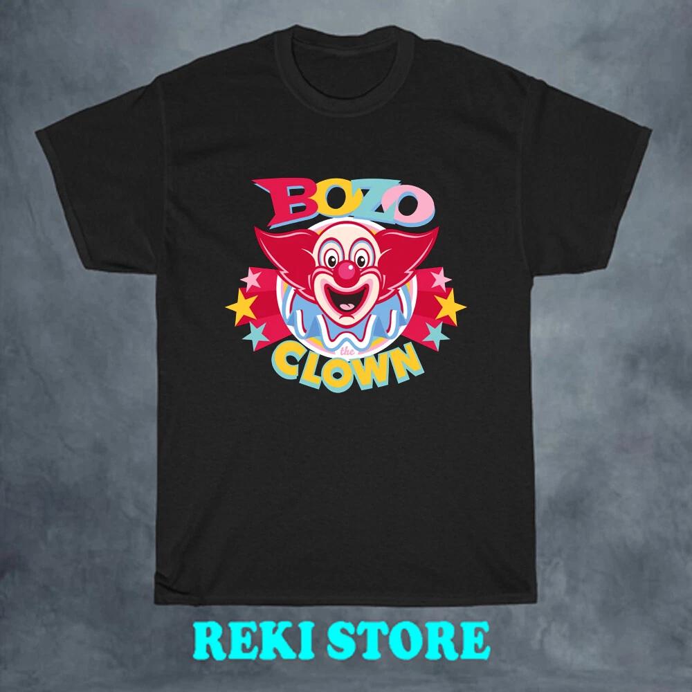 Bozo Clown TV Show Men s Black Size S-5XL 4XL