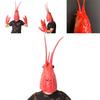 Dragon Lobster Head Mask Creative Latex Gloves For Stage Performance Festive Cosplay Accessories