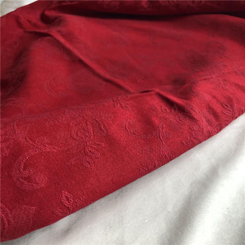 Autumn/Winter Thickened Double-Sided Cotton Linen Jacquard Hanfu Robe Dress Fabric