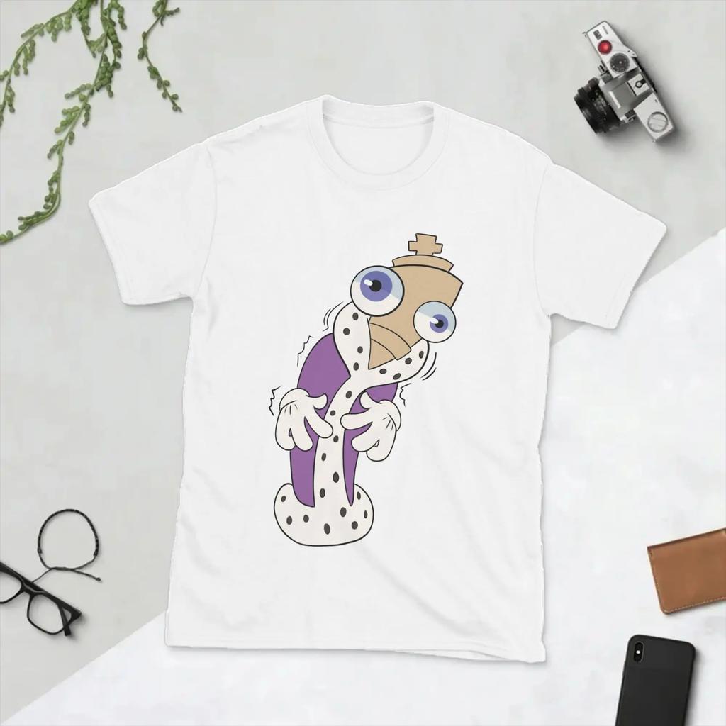 Cartoon Digitals Circus T-Shirt Men Jax and Big Hammer Novelty 100% Polyester Tee Shirt Crewneck Short Sleeve T Shirt Gift Tops