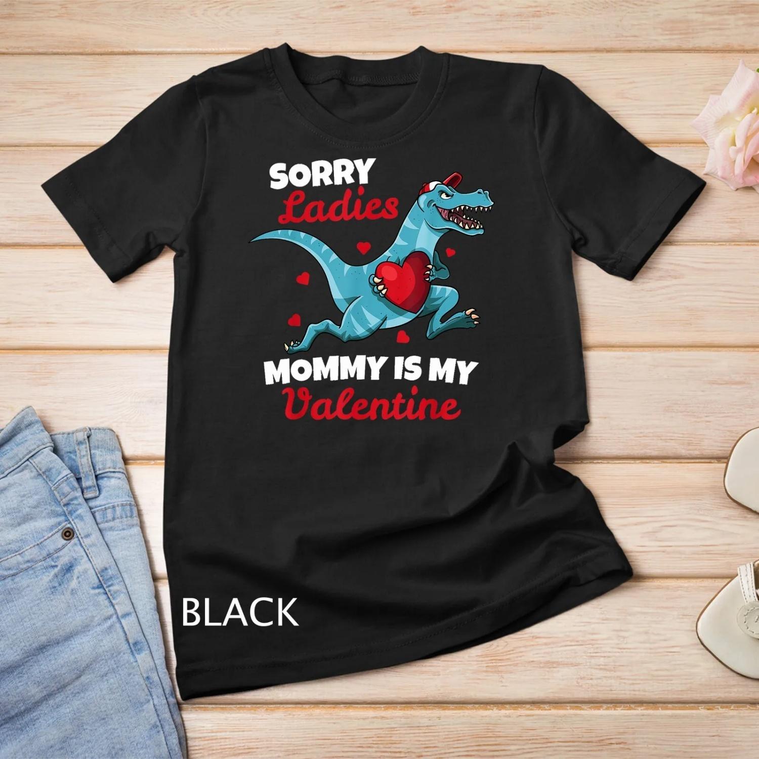 

Funny Sorry Mommy Is My Valentine Day s Boys T shirt XXXXXL чорний