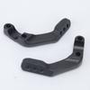 2-Bracket Motorcycle Handguard Mounting Set, Aluminum Construction with Left and Right Connection Points for Installation