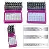 Professional 3mm Steel Letter Number Stamper Metal Handle Leather Punches Carving Tool For Leather Craft Jewelry Making