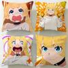Anime Tis Time for Torture Princess Cushion Cover Soft  EasyWash Pillow Case  Versatile for Couch Bed Travel and Office