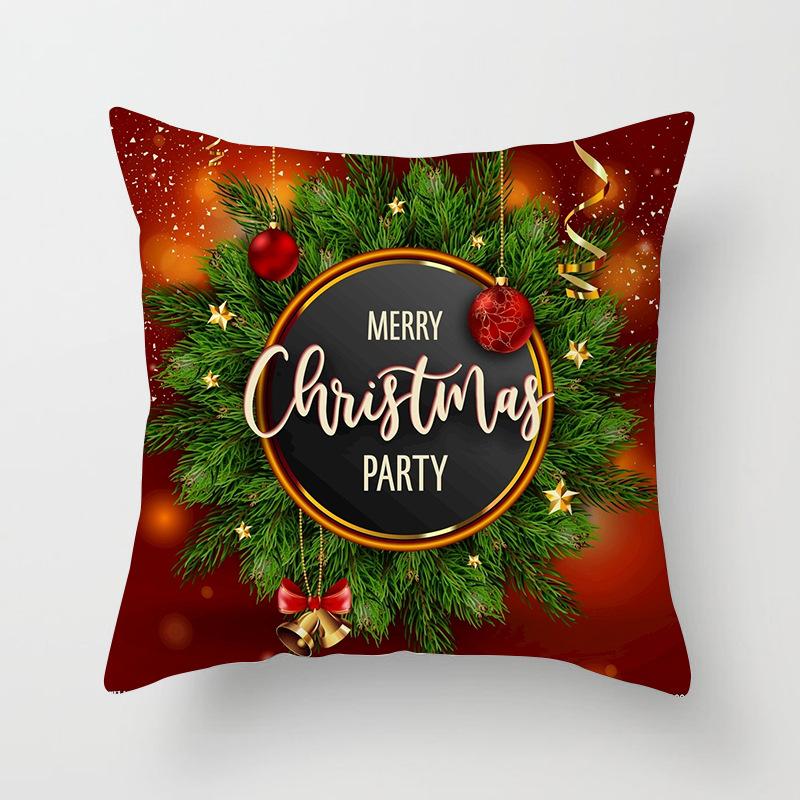 New Christmas Pillowcase Festive Home Decoration Gift Sofa Pillowcase