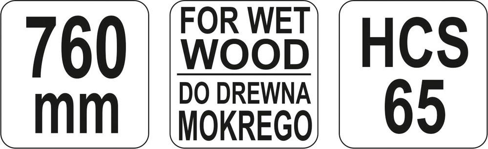 Wet wood saw blade 760 mm YT-3234 YATO