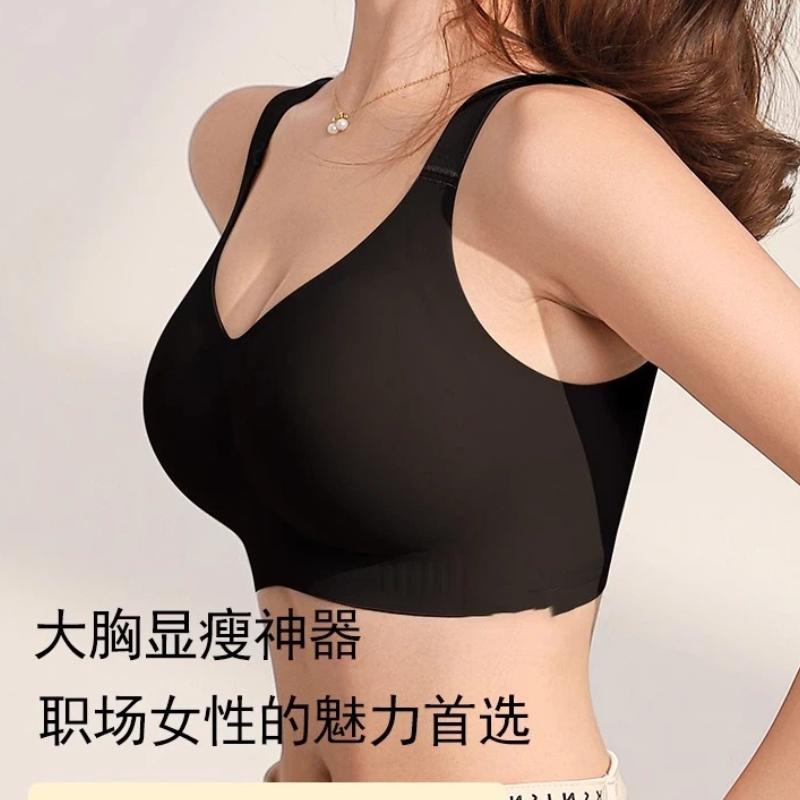 Seamless Wireless Bra for Women Thin Cup Anti Sag Lightweight Support Everyday Comfortable Underwear