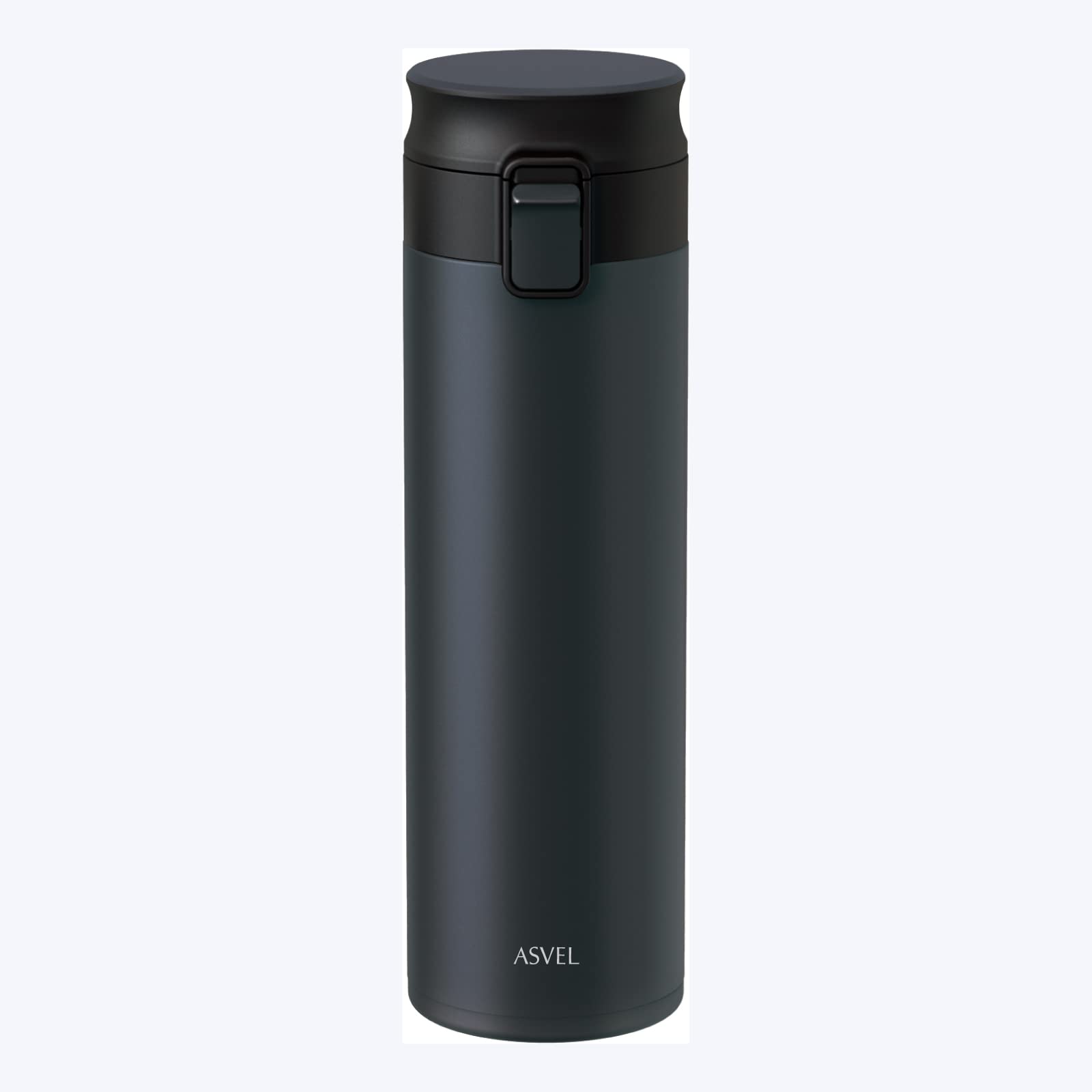 

Asvel Mug Vacuum Insulated Tumbler Easy to Earth A3312 Bottle, Anti-Forget TLW500, Clean, 500ml, Black, Colors, чёрный