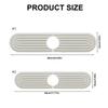 Faucet Mats for Kitchen Sink Water Absorbent Stone Sink Tray Fast Drying Sink Faucet Diatomite Mats for Bathroom Counter