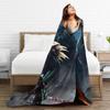 Monster Hunter Wilds Flannel Blanket Winter  Soft Durable Throw Blanket for Couch Chair Fashion Bedspread Sofa Bed Cover