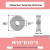 Stainless Steel M3/M6/M10 High-Strength Knurled Nut