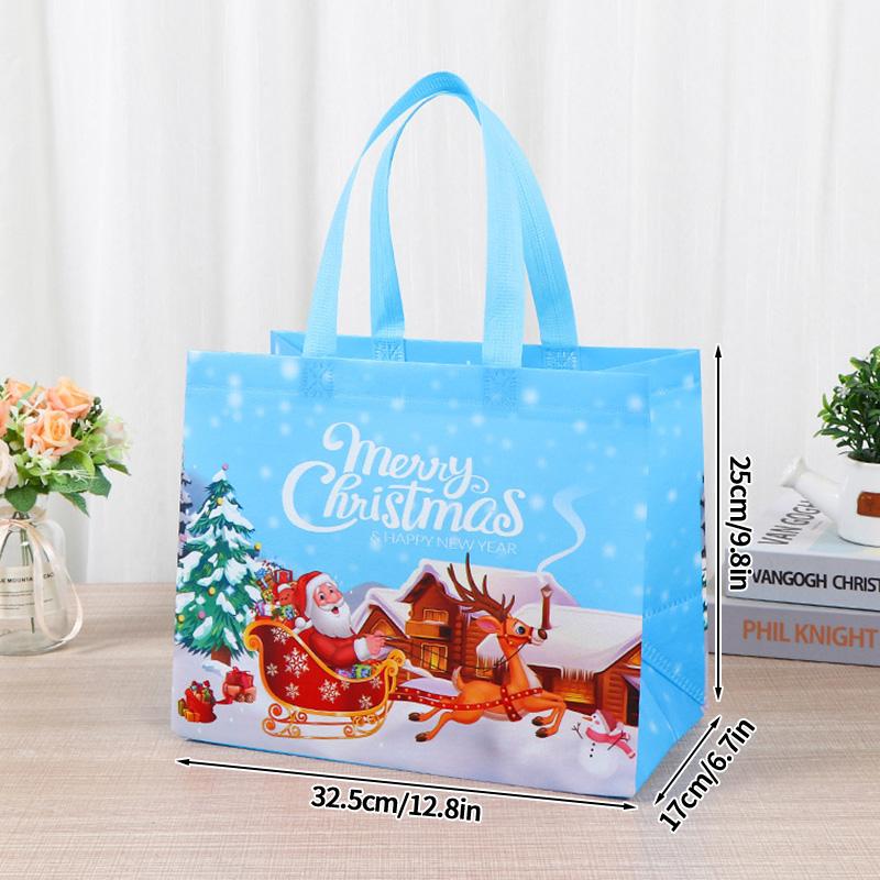 Christmas Gift Bags Large Capacity Gift Bag Wedding Gifts for Guests Christmas Candy Bags Santa Sacks Suministros Navideños