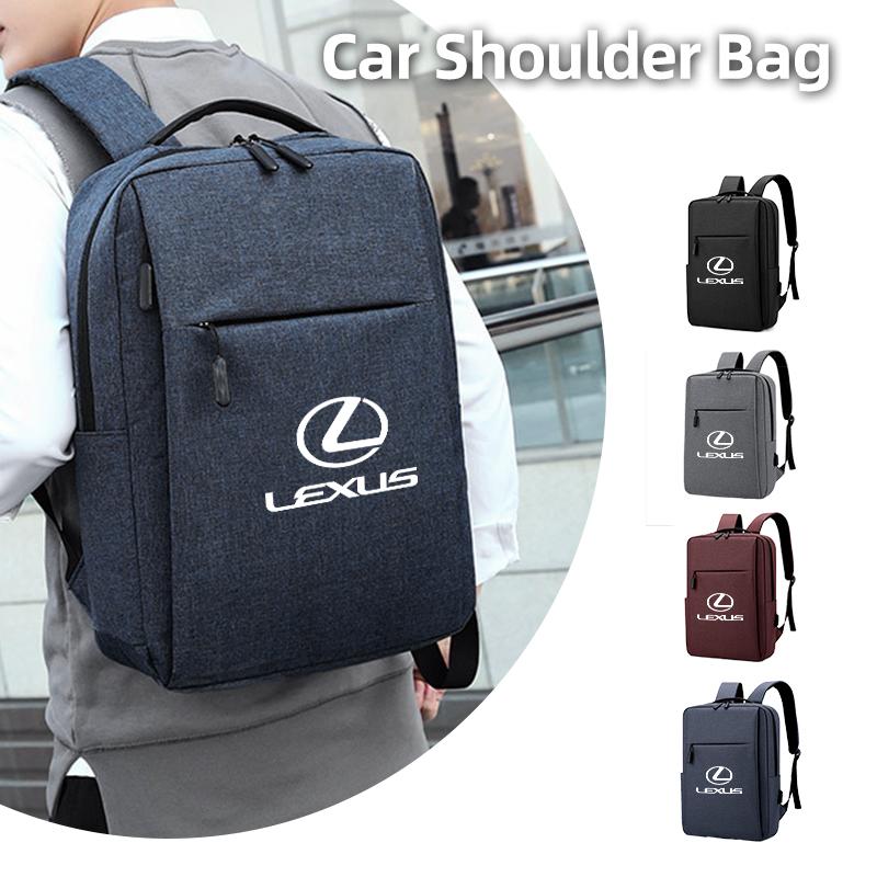 Cqrjdx1 Car Men's Shoulder Bag Laptop Pouch Business Backpack Accessories For Lexus UX250h RX450h CT200h RX400h NX300h RX350 RX300 GX47