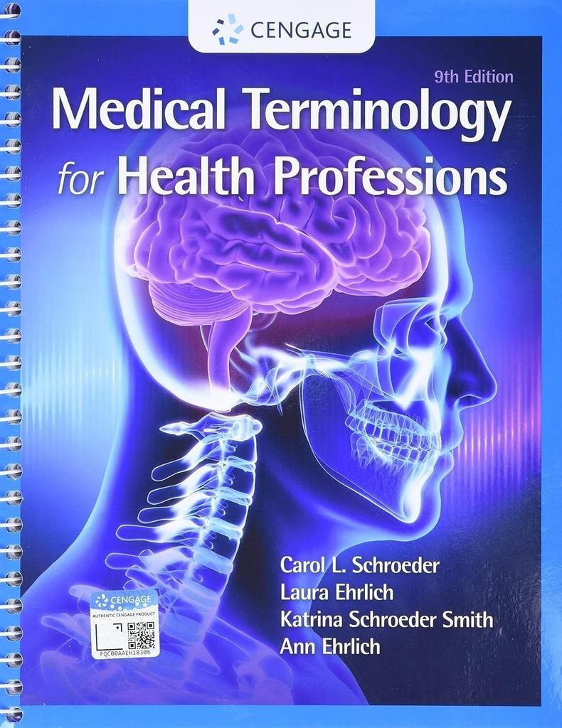 Medical Terminology for Health 9th Edition Spiral UKN772