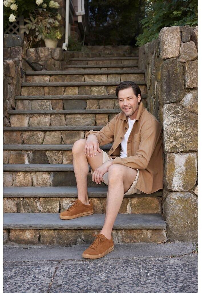 Кроссовки Birkenstock Bend Low замшевые норковые (обычные)