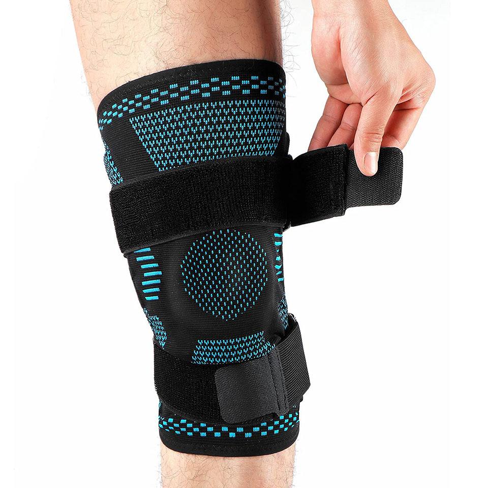 Knee Brace Support Compression Sleeve With Side Stabilizers And Patella Gel For Knee Pain Meniscus Tear Acl Mcl Injury Recovery