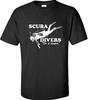 Scuba Divers Do It Deeper Diving Water Funny Mens T Shirt Black
