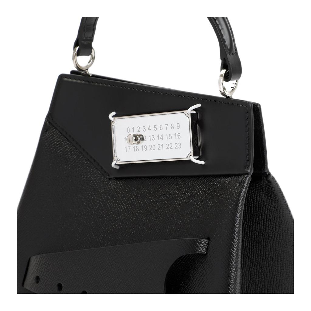 Maison Margiela Signature Number Pattern Mini Calfskin Shoulder Crossbody Bag Women handbags Black S56WG0168P4745