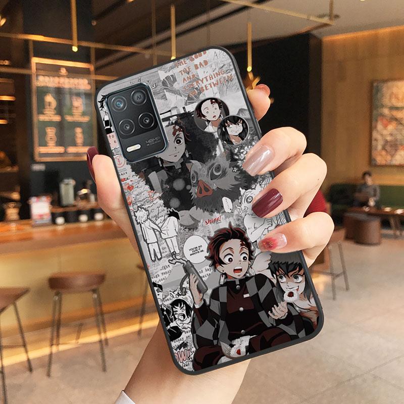 Kimetsu No Yaiba Demon Slayer Hülle für OPPO Realme GT 2 Pro X2 Pro XT C25S 8 7 6 Pro 6i GT Master C3 C21 C21Y C11 X3 SuperZoom