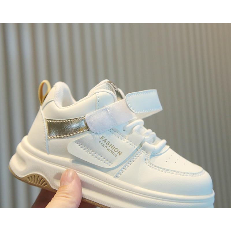 Children's Sports Shoes - New Spring/Autumn Arrival, High-Top White Sneakers for Girls, Casual Skate Shoes for Boys, Soft-Soled Shoes for Toddlers