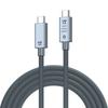 USB 4 Cable for ThunderRate 4/3 240W, 40Gbps Data Transfer 8K@60Hz Video USB C To USB C Cable 240W Fast Charging Cable