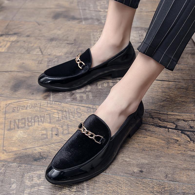 Comfortable Leather Suede Lazy Shoes Men Elegant Italian Party Shoes 2024 Hot Sale Classic Lofer Shoes Man  Fashion Club Shoes